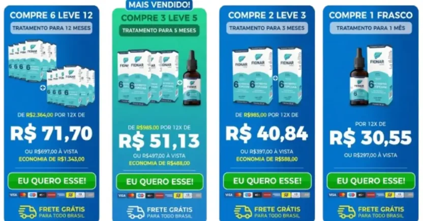 👉 Kits promocionais do Fignar Gotas com preços atualizados e opções de compra com desconto